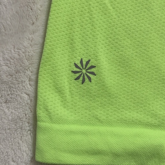 Athleta  Green neon Women's crop Top - Picture 2 of 6